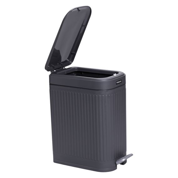 Відро для сміття з педаллю 5л відро для сміття з кришкою і педаллю Сірий HP-45-12G | Зображення 1