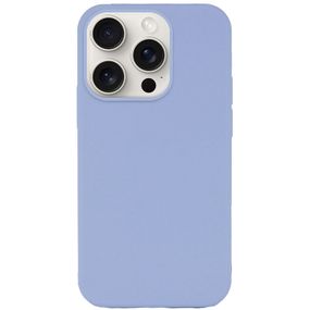 Чехол Silicone Case Full Protective (AA) NO LOGO для Apple iPhone 15 Pro (6.1") Голубой / Lilac Blue