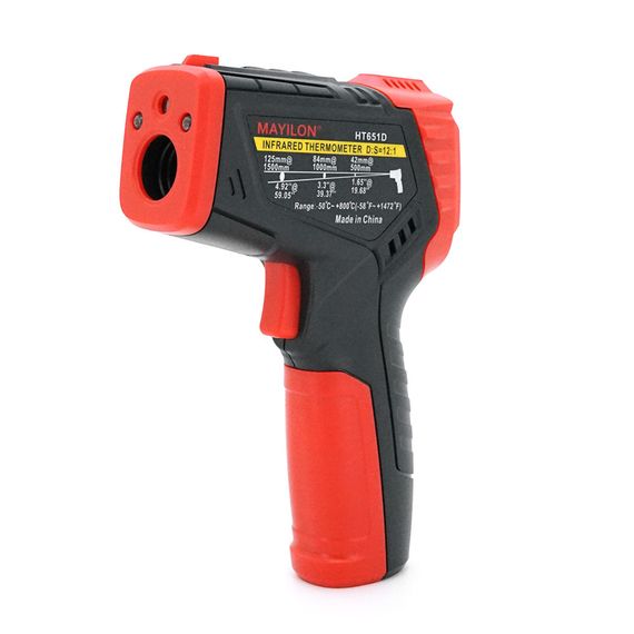 Інфрачервоний термометр Mayilon HT-651D, Black | Зображення 3