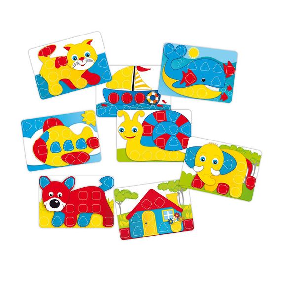 Набір - Для Занять Мозаїкою (46 Мм Фішки (30 Шт.) + Дошка-Кейс) | Зображення 4