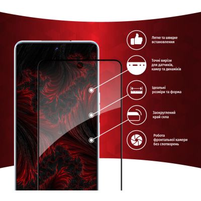 Стекло защитное Intaleo Full Glue Tecno Camon 19/19 Pro (1283126547270) | Зображення 1