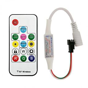 Контролер з радіопультом для SMART LED2017-RF RGB, 2048 пкс, 5-24 В