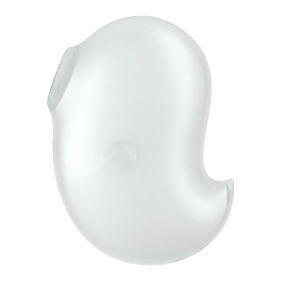 Вакуумний кліторальний стимулятор з вібрацією Satisfyer Cutie Ghost White Sex Aura | Зображення 1