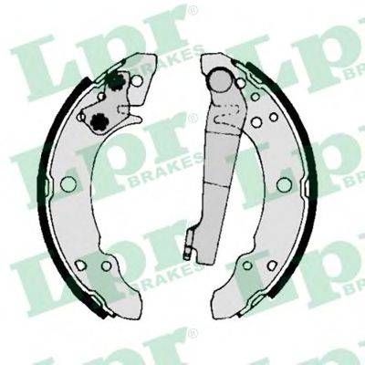 Колодка гальм. барабан. AUDI 80, SEAT CORDOBA, VW GOLF задн. (вир-во LPR) LPR 00140 на AUDI 50 (86)