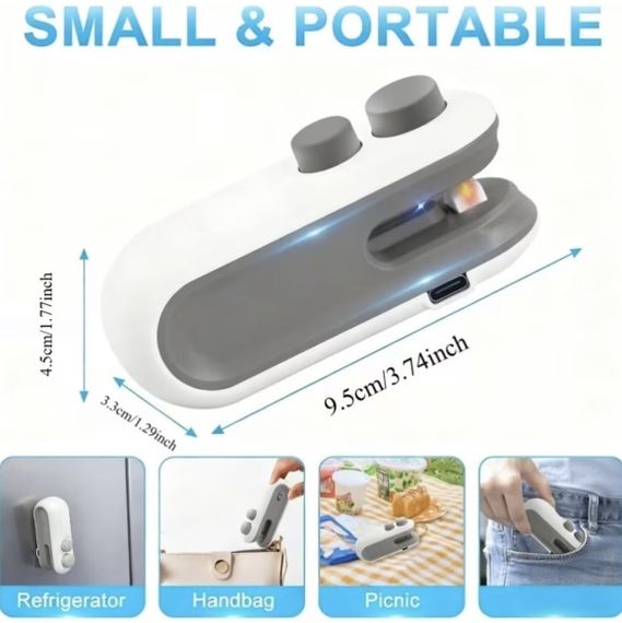 Портативний запаювач пакетів для свіжості продуктів | Зображення 7