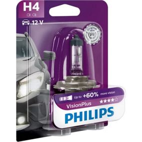 Автолампа Philips 12342VPB1 H4 Vision Plus 12V 60/55W (3228)