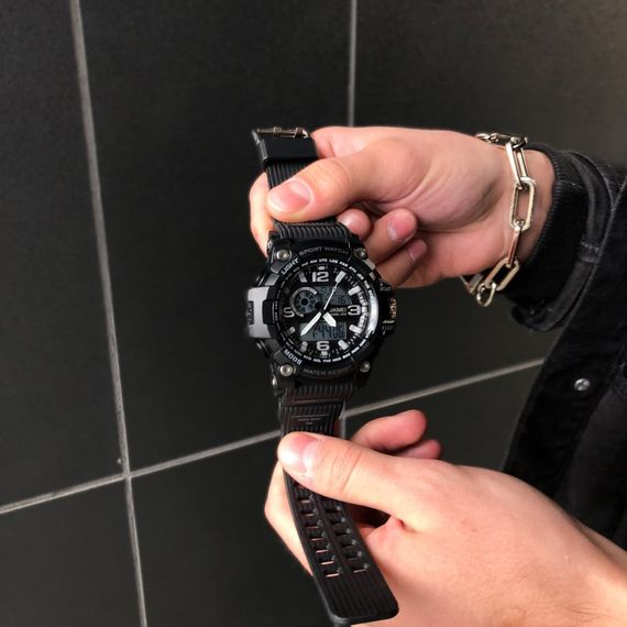 Чоловічий годинник Skmei 1283 All Black. | Зображення 2