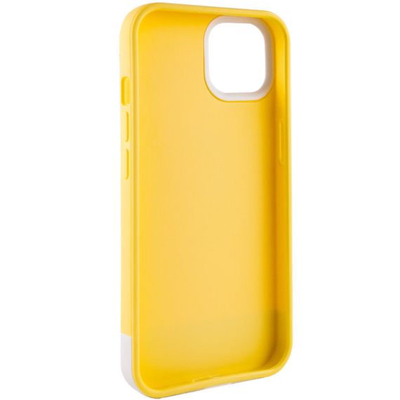 Чохол TPU+PC Bichromatic для Apple iPhone 11 Pro Max (6.5") Силікон, Creamy-yellow / White | Зображення 2