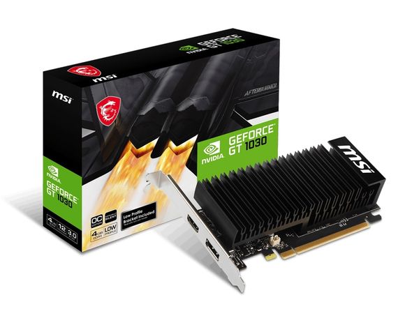 Видеокарта MSI GeForce GT 1030 4GB GDDR4 LP OC 912-V812-037 | Зображення 4