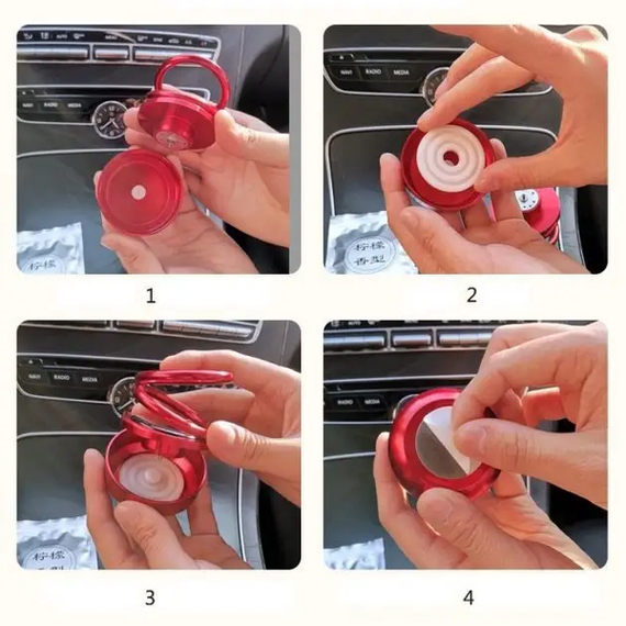 Освежитель воздуха в авто на солнечной батарее Soaring Solar Power Car Aroma (в ассортименте)