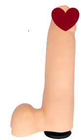 Насадка для страпону тілесна EGZO NSTR32 ( 16,5 см х 3,9 см ) Sex Aura