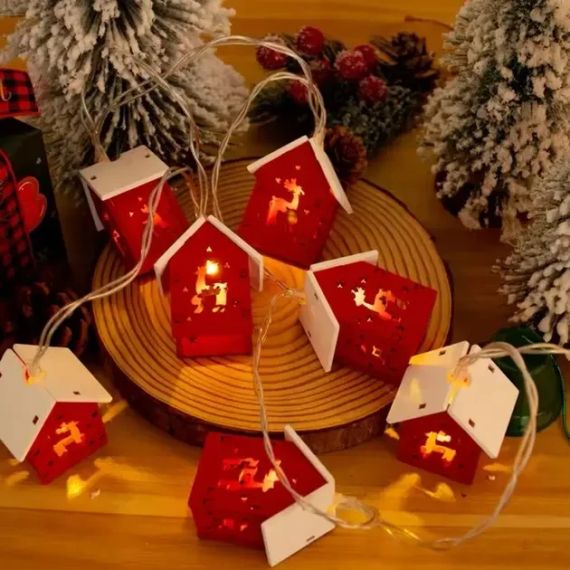 Новорічна гірлянда 3 м, 20 LED, тепле біле світло, USB | Зображення 3