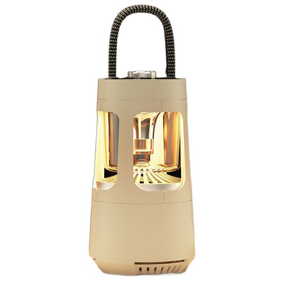 Кемпинговый фонарь аккумуляторный QD08 2in1 + Bluetooth колонка Biege