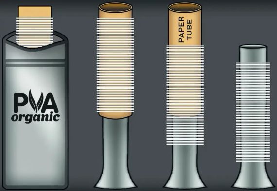 Пва-сітка Katran PVA mesh refill 25mm 100m (solid plastic can) | Зображення 1