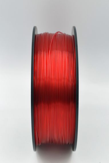 PETG-пластик MT Filament для 3D-принтера 1.75 мм 1 кг прозрачный красный (3DMT-PETG1.75-01-TR) | Зображення 3