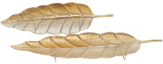 2 сервировочных блюда Gold Luxury