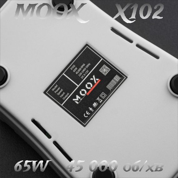 Белый фрезер Moox X102 45тис. об/мин, 65W для маникюра и педикюра | Зображення 4
