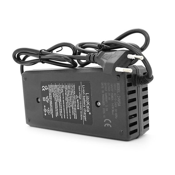 Зарядка LiitoKala Lii-294500 для Li-Ion АКБ 7S-29.4V5A,роз. 5.5x2.5мм. BOX | Зображення 2