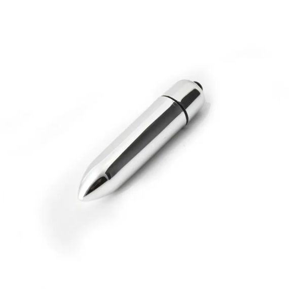 Компактний мінівібратор, ВіброПуля з 10 режимами вібрації срібло sexstyle | Зображення 3