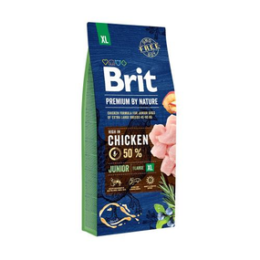 Сухой корм Brit Premium для щенков и юниоров гигантских пород весом от 45 с курицей 15 кг