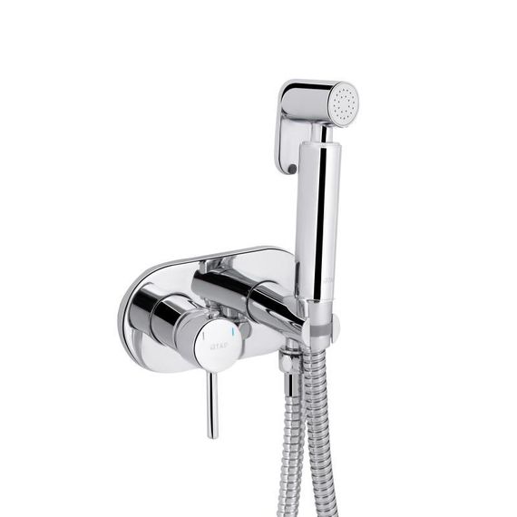 Набор для гигиенического душа Qtap Inspai-Varius округлый QTINSVARCRMV00440501 Chrome | Зображення 2