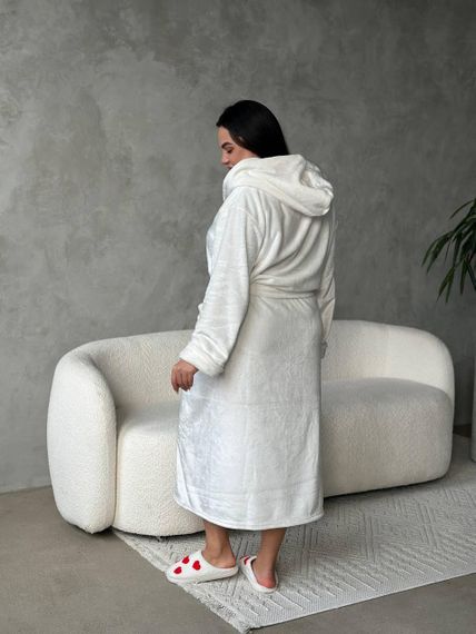 Женский махровый халат батал (3203/3) 4XL | Зображення 5