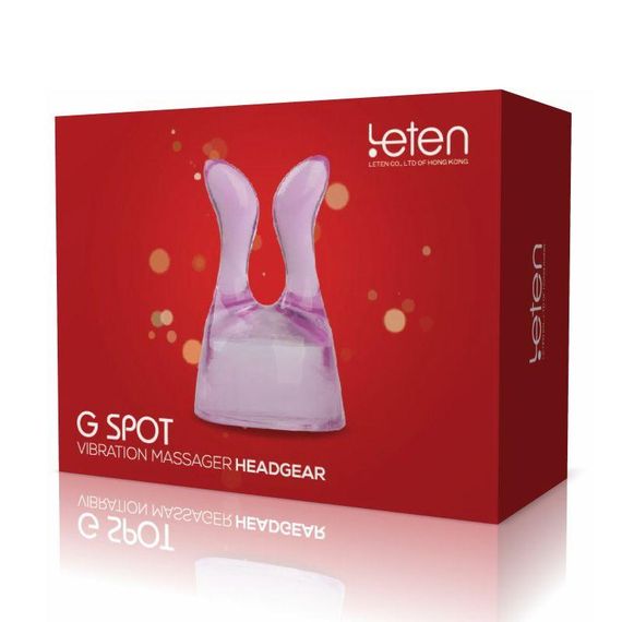 Насадка для вібромасажера Leten G SPOT HEADGEAR - 2 (40 x 60 мм) | Зображення 1