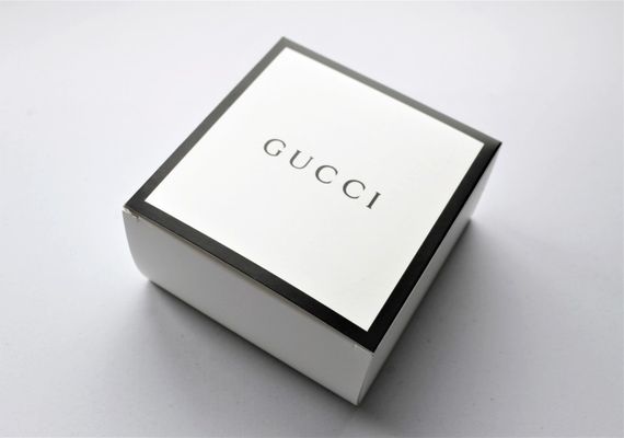 Женский кожаный ремень Gucci 3 см пряжка хром белый | Зображення 2