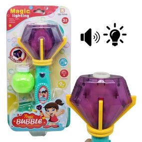 Уцінка. Мильні бульбашки "Magic lighting", бірюзові Тріщина та бруд на іграшці
