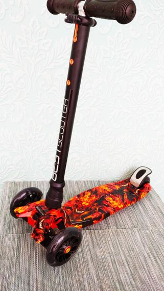 Дитячий триколісний самокат Maxi Best Scooter світяться колеса | Дитячий триколісний самокат | Зображення 1