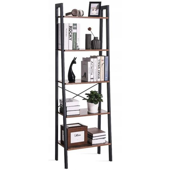 Стеллаж этажерка металлическая Bonro BN-112 лофт 66 см, 5 полок для дома и офиса (42400429) | Зображення 2