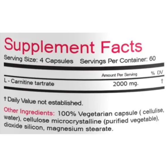 Карнитин Bionic Formula L-Carnitine 2000 mg 240 Caps | Зображення 1