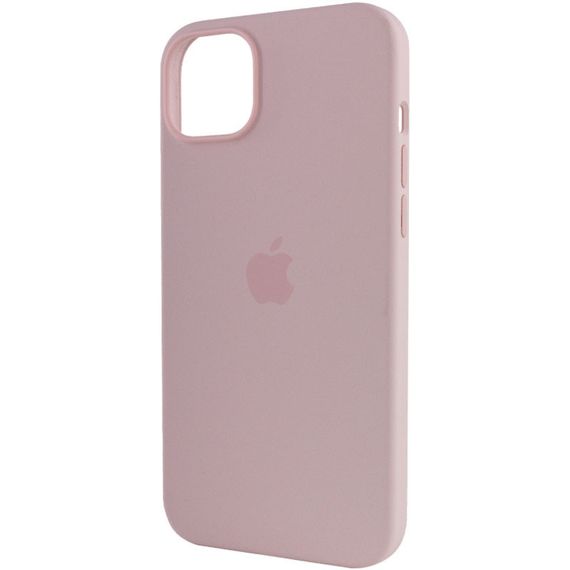 Чохол Silicone case (AAA) with Magsafe для Apple iPhone 14 Pro Max (6.7") Рожевий / Chalk Pink | Зображення 5