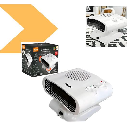 Тепловентилятор обігрівач 2000 Вт RAF R-1185 Дуйчик (46829-_382) | Зображення 1