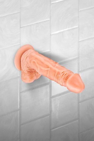 Фалоімітатор Real Body — Real Bruce Flesh, TPE, діаметр 4,2 см Sex Aura | Зображення 2