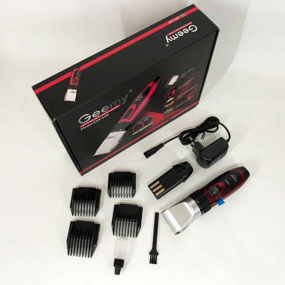 Професійна машинка для стрижки волосся GEMEI GM-550 з двома акумуляторами, Бритва триммер для бороди | Зображення 3