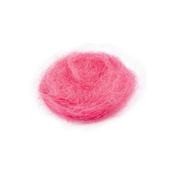 Декоративный наполнитель Сизаль 742785 натуральный, 30 грамм, розовый | Зображення 1