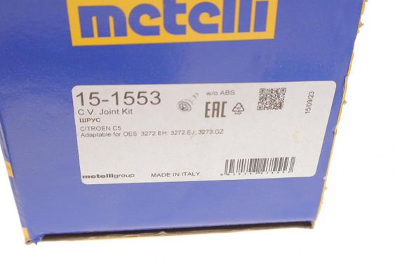 ШРКШ зовнішній Citroen C5 I II 2.0 HDi 3.0 V6 01-08 25z 26z 58.8mm 91.6mm 47.5mm  15-1553 | Зображення 3