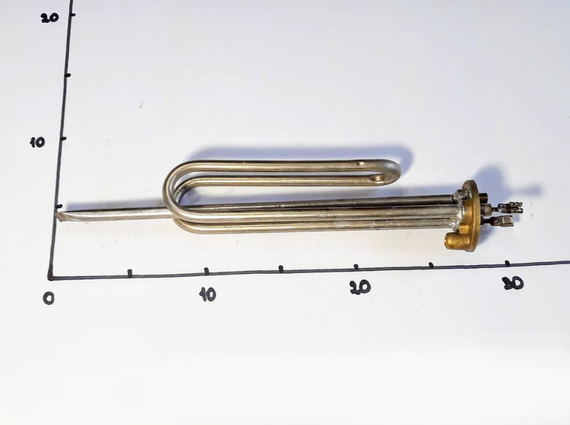 Тэн 1200W для бойлера Атлантик Аристон на фланце D48 мм  с удлиненными контактами (Украина) | Зображення 2