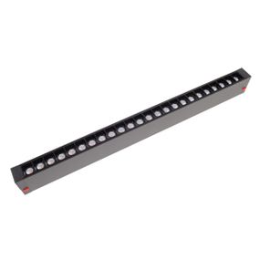 Магнитный трековый светильник KW-260/18W WW+NW+CW BK