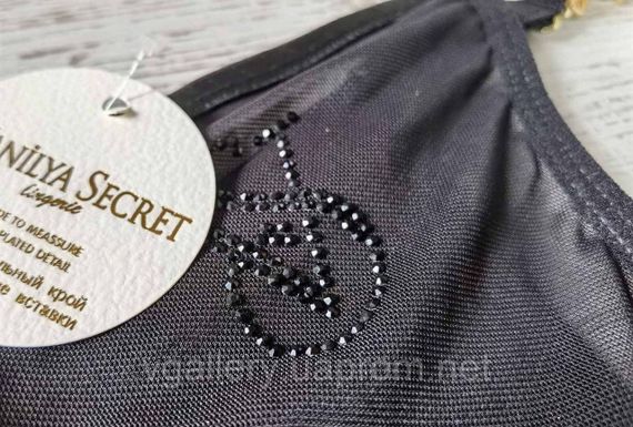 Жіночі стрінги на ланцюжку Vanilya Secret зі стразами, жіночі стрінги Ваніла Сікрет, стрінги на ланцюжку | Зображення 2