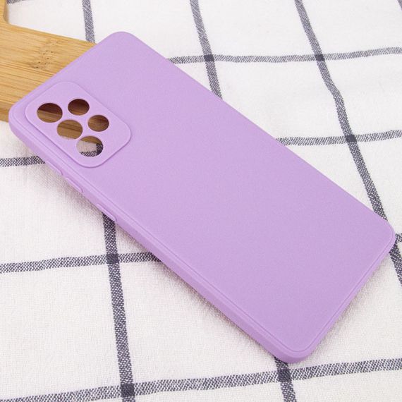 Силіконовий чохол Candy Full Camera для Samsung Galaxy A52 4G / A52 5G / A52s Бузковий/Dasheen | Зображення 1