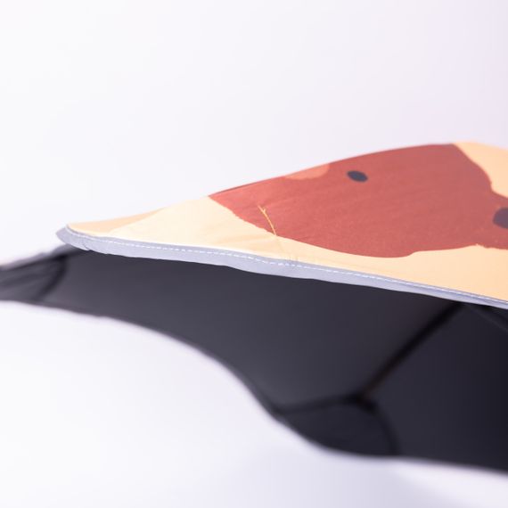 Парасолька дитяча механічна елегантна з принтом міцна надійна з поліестеру діаметр 90 см Жовтий HP-23-13Y | Зображення 4