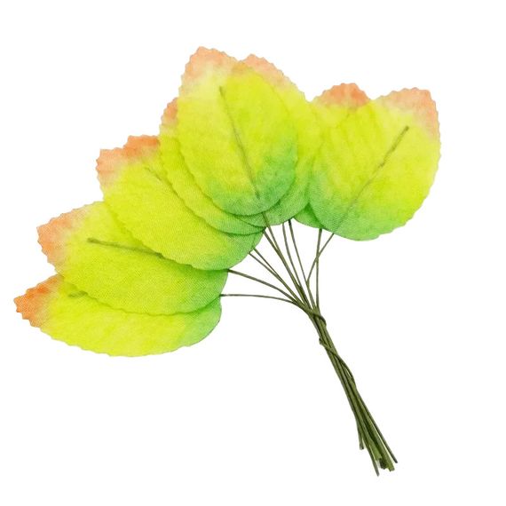 Декоративные листочки для творчества ЕД-548, 10 листочков