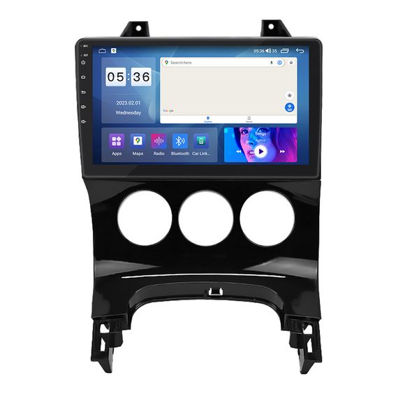 Штатна магнітола Lesko для Peugeot 5008 I 2009-2013 9" 4/64Gb CarPlay 4G Wi-Fi GPS Prime (12147-68756)