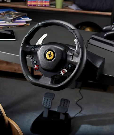 Кермо і педалі Thrustmaster T80 FERRARI 488 GTB EDITION 4160672 | Зображення 1