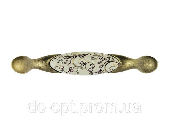Ручка DP 19/96 G4/MLK16 Антична Бронза/Коричневий Орнамент ДС ОптимаЛайн | Зображення 1