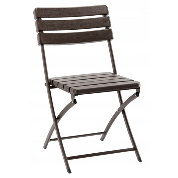 Стул садовый Chomik MANGO складной коричневый | Зображення 2