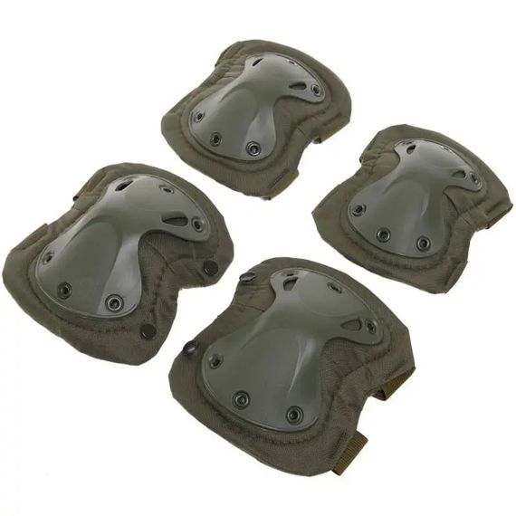 Тактичні наколінники та налокітники T-Pads захисні анатомічної форми олива | Зображення 1