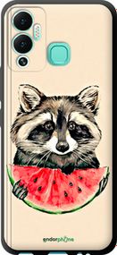 Чохол на Infinix Hot 12 Play Єнотик з кавуном "4605b-2759-2448"